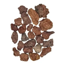 BIG BAG EXPRESS - Pack 5 x big bag de 1m³ (+/- 100m²) gravier pouzzolane rouge / noir ø 10/20 mm - livraison standard