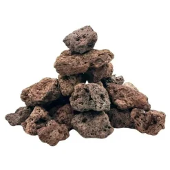 BIG BAG EXPRESS - Pack 10 x big bag de 1m³ (+/- 200m²) gravier pouzzolane rouge / noir ø 10/20 mm - livraison standard