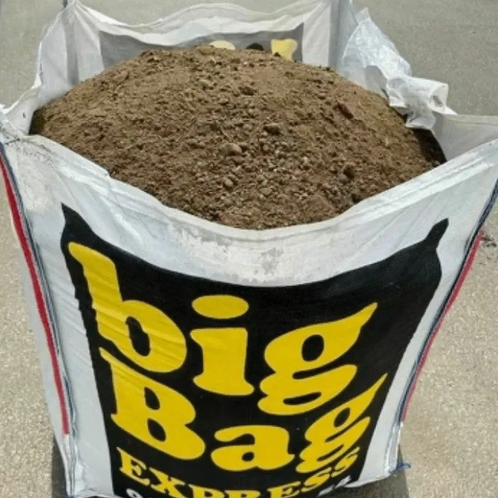 BIG BAG EXPRESS - Pack 8 x big bag de 1m³ (+/- 11,2t) terre criblée amendée compostée à 5% - livraison premium