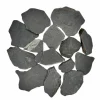 BIG BAG EXPRESS - Pack 100kg paillage minéral paillettes ardoise noire ø 30/80 mm (4 sacs x 25kg) - livraison standard