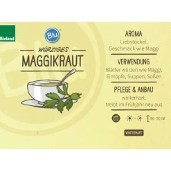 BIOLAND - Herbe à maggi - levisticum officinale - plante aromatique en pot de 12cm