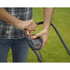 BLACK + DECKER - Tondeuse a gazon a gazon electrique filaire 1200w 32 cm - black+decker - bemw451-qs - 3 hauteurs réglables