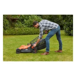 BLACK+DECKER - Black + decker tondeuse 38cm 1600w - poignee bike bemw471bh