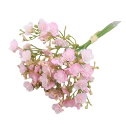 Bouquet de gypsophila artificielle - 12 tiges，fleurs roses