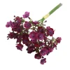 Bouquet de gypsophila artificielle - 12 tiges，fleurs violettes