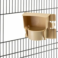 Cage à oiseaux perruches et calopsites greta avec dessus qui s'ouvre, accessoires inclus