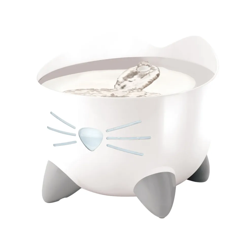 CAT IT - Abreuvoir Pixi pour chat 20x20x17cm blanc
