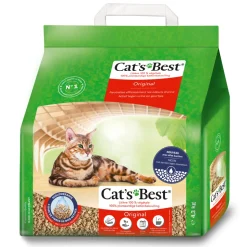 CAT'S BEST - Litière végétale agglomérante pour chat Cat's Best OkoPlus - 4,3 kg