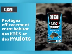 CAUSSADE - Carmupt600 - anti rats et mulots - efficacité maximale - forte appétence - prêt a l'emploi