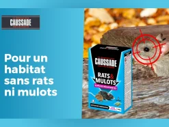 CAUSSADE - Caussade anti rats & mulots - efficacité radicale - lieux sec - 6 sachets céréales - prêt à l'emploi - 150g carmuc150n