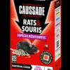CAUSSADE - Caussade anti rats & souris - efficacité radicale - lieux secs & humides - 10 sachets pâtes fluorescents - 150g - carsptfluo150