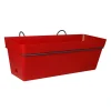 CHAPELU FRÈRES - Kit jardinière CocoriPot Jade 50cm + Plateau clipsé + Support Rubis