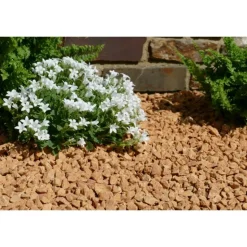CLASSGARDEN - Gravier jaune saumon 10-15 pack de 5 m² - 10 sacs - 200 kg