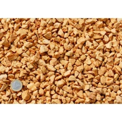 CLASSGARDEN - Gravier jaune saumon 10-15 pack de 5 m² - 20 sacs - 400 kg