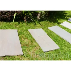 CLASSGARDEN - Pas japonais grès kandla multicolore 100x50 - pack de 14 pièces