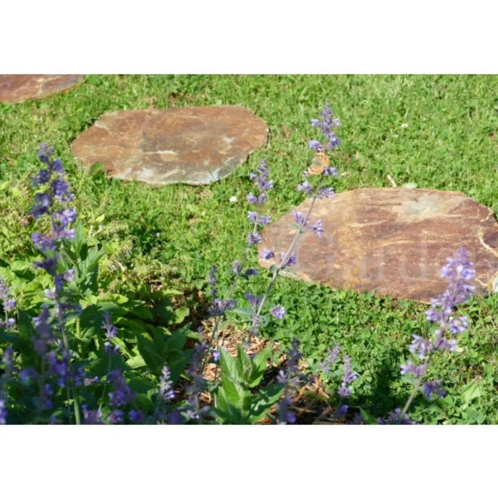 CLASSGARDEN - Pas japonais corten irrégulier - pack de 12 pièces