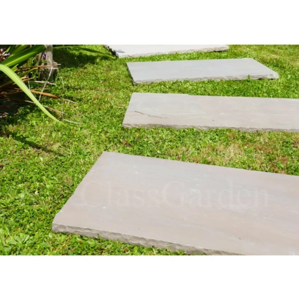 CLASSGARDEN - Pas japonais grès kandla multicolore 100x50 - pack de 20 pièces
