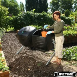 Composteur 2x189L LIFETIME #60072