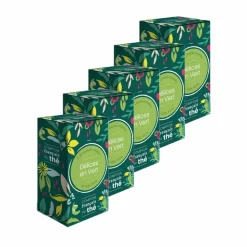COMPTOIR FRANÇAIS DU THÉ - Thé délices en vert - 5 sachets - comptoir français du thé