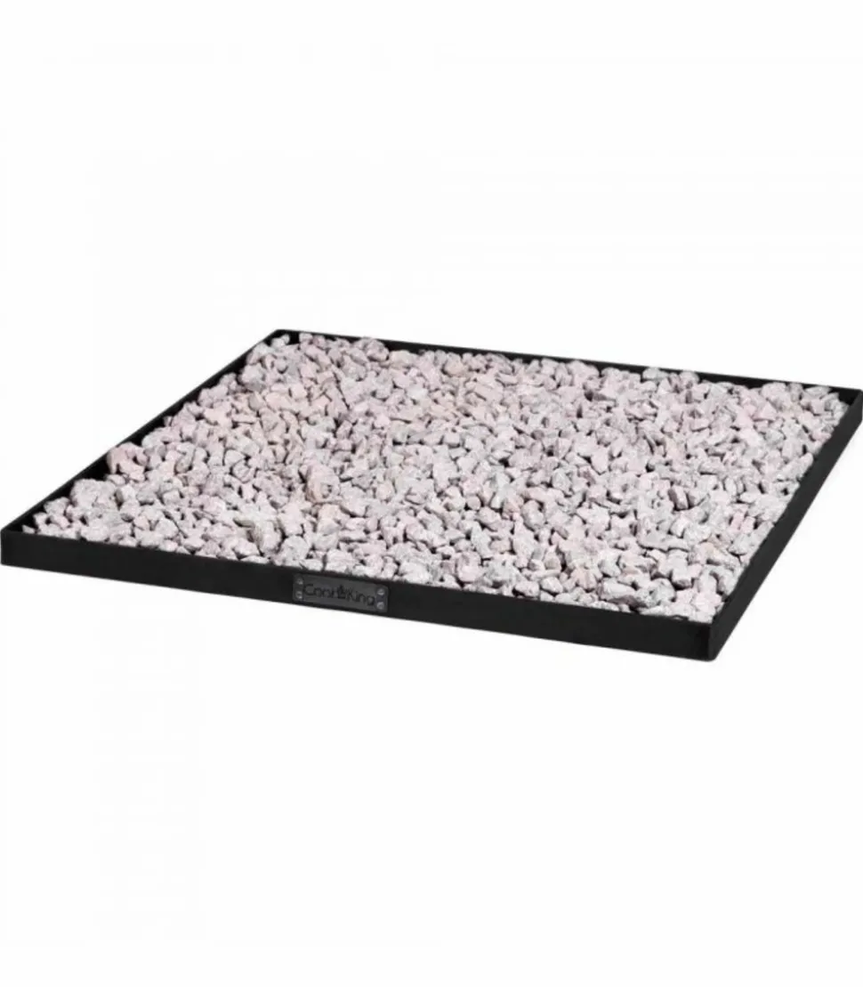 COOKKING - Base pour braséro carré, 100x100cm, acier brut, cookking, 111037