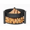 COOKKING - Braséro extérieur montana x, avec grille de cuisson 60cm, acier naturel, cookking, 111800
