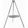 COOKKING - Grille de barbecue suspendue sur trépied, 200cm de hauteur, pliable, cookking, 22007