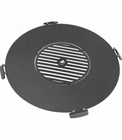 COOKKING - Plaque en fonte pour braséro, avec grille de 46cm, poignées soudées, cookking, 222387