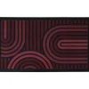CORYL - Tapis Swing arcs brun 76x46cm