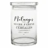 COTE TABLE - Pot en verre papilles 20cm