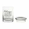 COTE TABLE - Pot en verre papilles 13cm