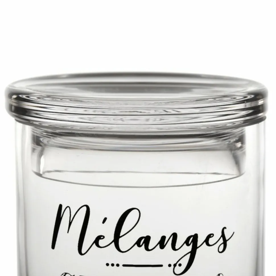 COTE TABLE - Pot en verre papilles 13cm