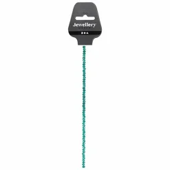 CREOTIME - 45 perles à facettes rondes ø 4 mm - bleu vert