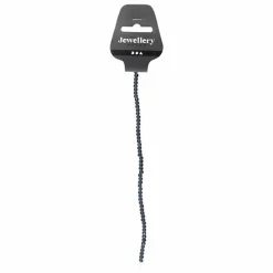 CREOTIME - 45 perles en verre à facettes rondes ø 4 mm - gris foncé