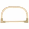 CREOTIME - Anse de sac arrondi en bambou 15,5 x 9 cm