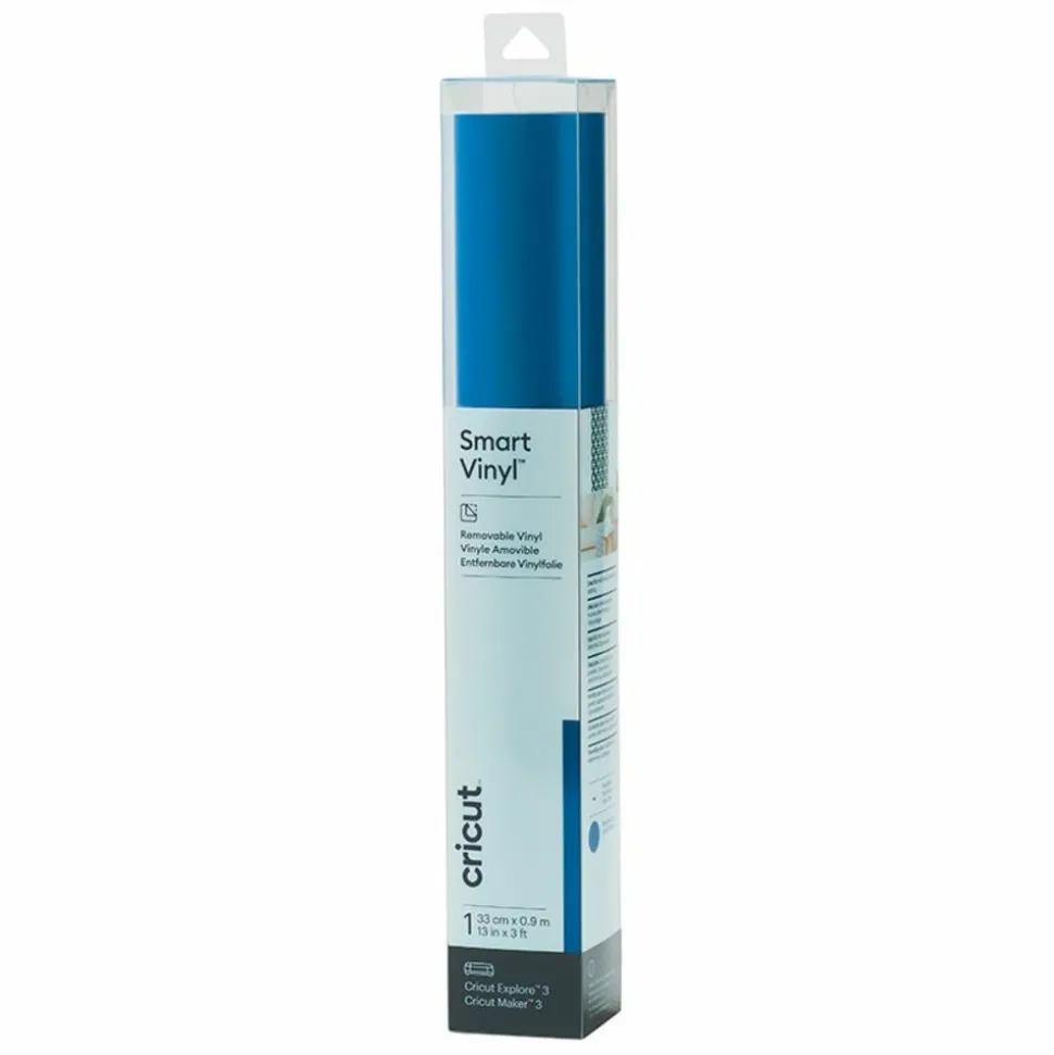 CRICUT - Vinyle amovible bleu 91 x 33 cm - cricut