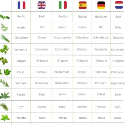 Cultivea le kit petit potager de 10 graines herbes aromatiques - basilic, thym, aneth, coriandre, menthe, sauge