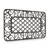 DÉCORATION D'AUTREFOIS - Paillasson rectangulaire fonte fonte marron - décoration d'autrefois