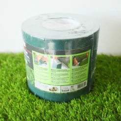 DÉCOWEB - Kit de pose pour gazon synthétique sur sol meuble - 50m² - avec couteau alu et mètre