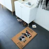 DÉCOWEB - Paillasson coco 45 x 75 cm - chat et chien