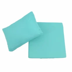 DECO ARTS - Coussins pour salon de jardin déhoussable 60x70cm bleu caraïbes