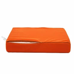 DECO ARTS - Coussins pour salon de jardin déhoussable 50x60cm orange
