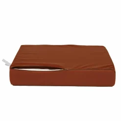 DECO ARTS - Coussins pour salon de jardin déhoussable 60x70cm terracotta