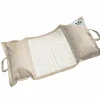 DECO ARTS - Pouf piscine en polyester 170x90 cm beige