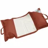 DECO ARTS - Pouf piscine en polyester 170x90 cm terracotta
