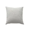 DECOSTARS - Decostars - coussin carré feuillage aspect gaufré