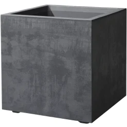 DEROMA - Bac cubo Millennium, à réserve d'eau, coloris anthracite - L.39cm