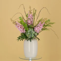 DESIGN PLANTS - Bouquet artificiel lié à la main yara portland – rose 90cm