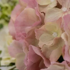 DESIGN PLANTS - Bouquet artificiel lié à la main rose york - rose