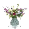 DESIGN PLANTS - Bouquet d'art artisanal violet bucharest 70cm
