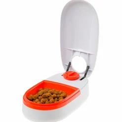 Distributeur automatique de nourriture pour chiens et chats cometa, écuelle 0,4 l avec timer, anti-dérapant